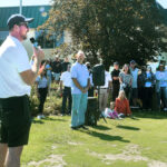 golf tournament tee off